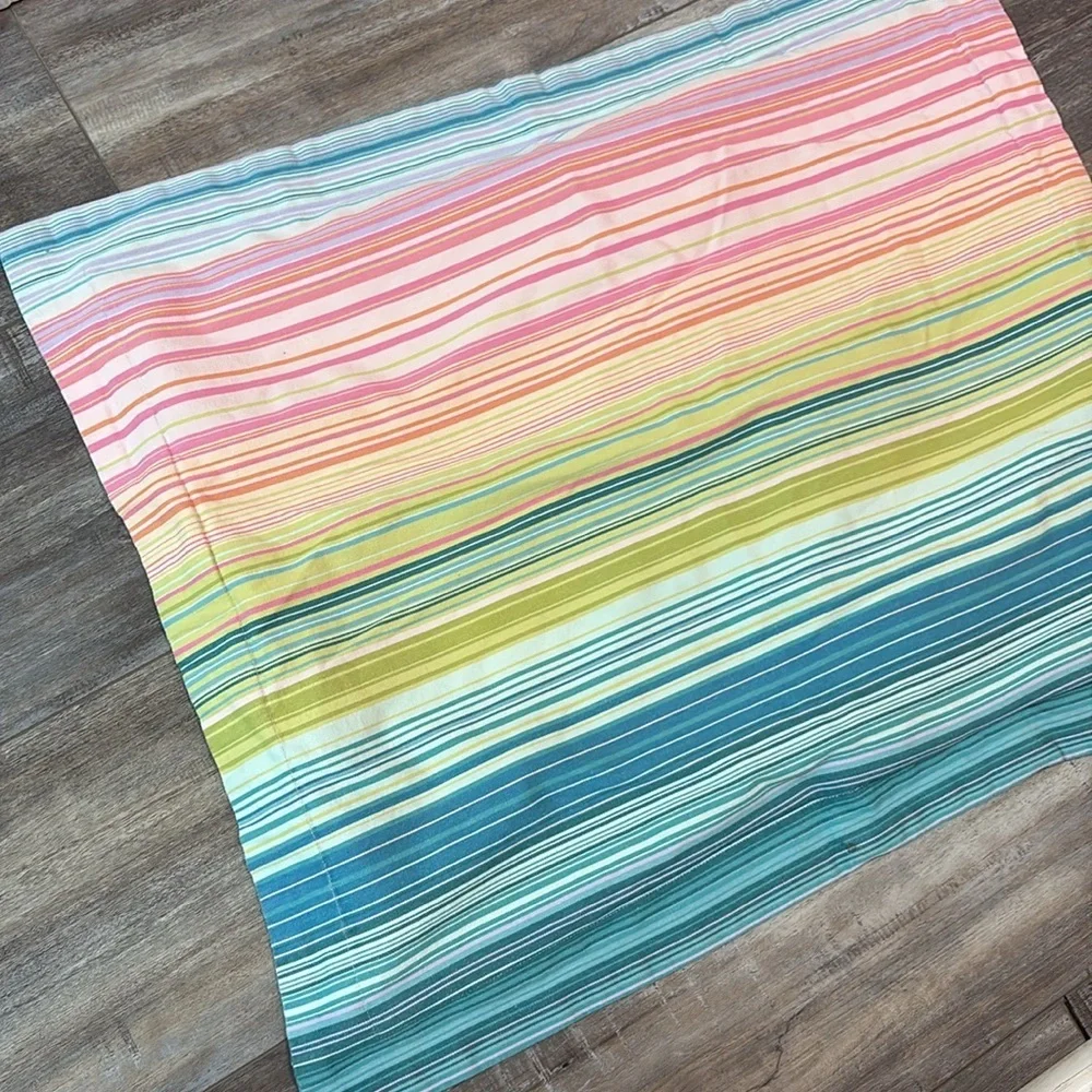 Pottery Barn Teen Rainbow Stripe Standard Sham